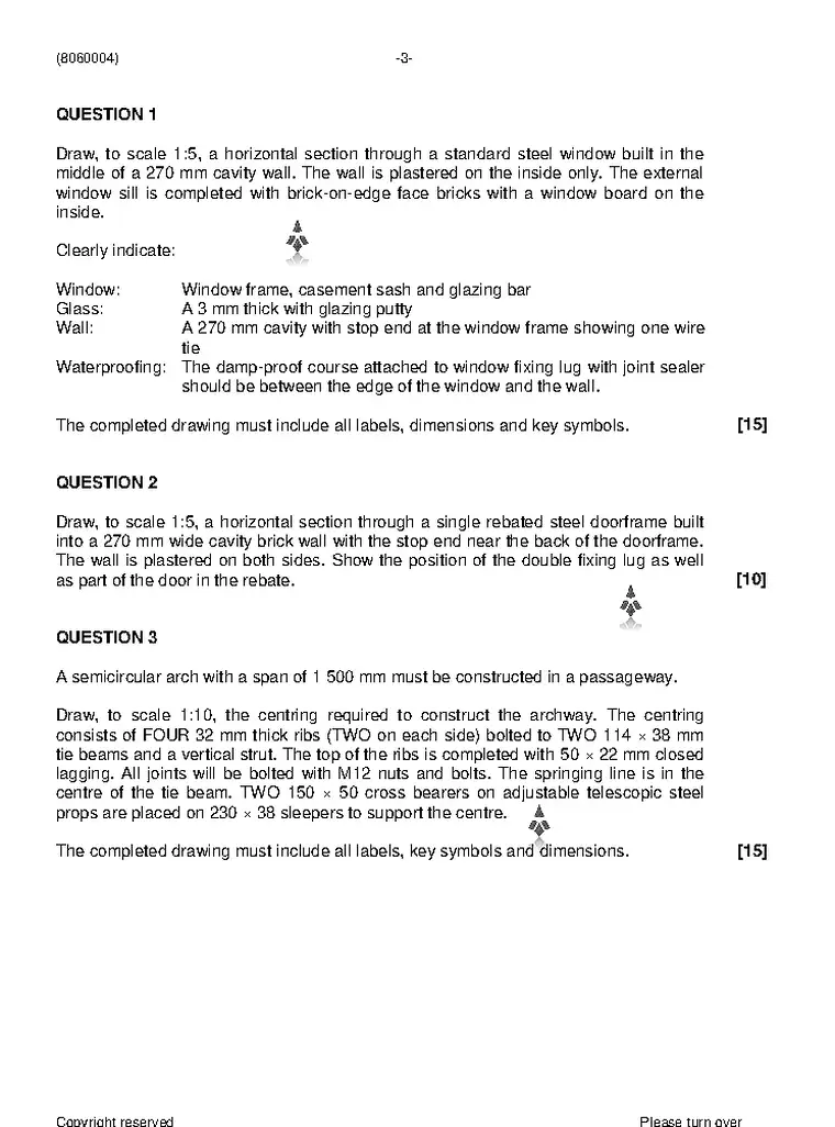 Building and Structural Construction N4 April 2021 question paper preview