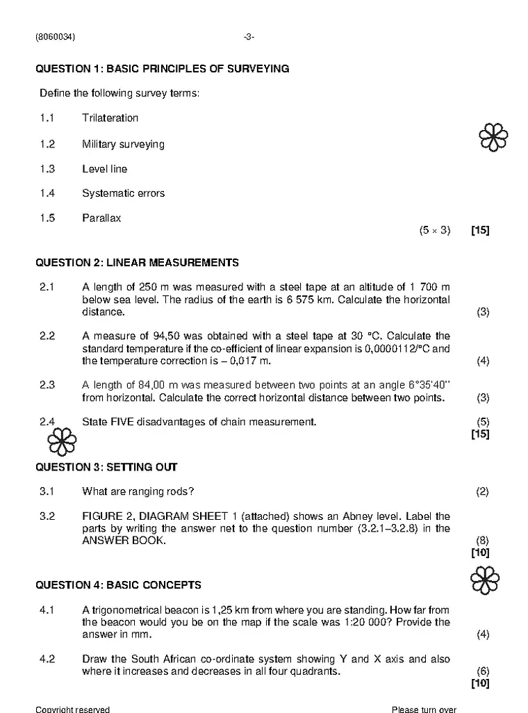 Building and Structural Surveying N4 December 2023 question paper preview