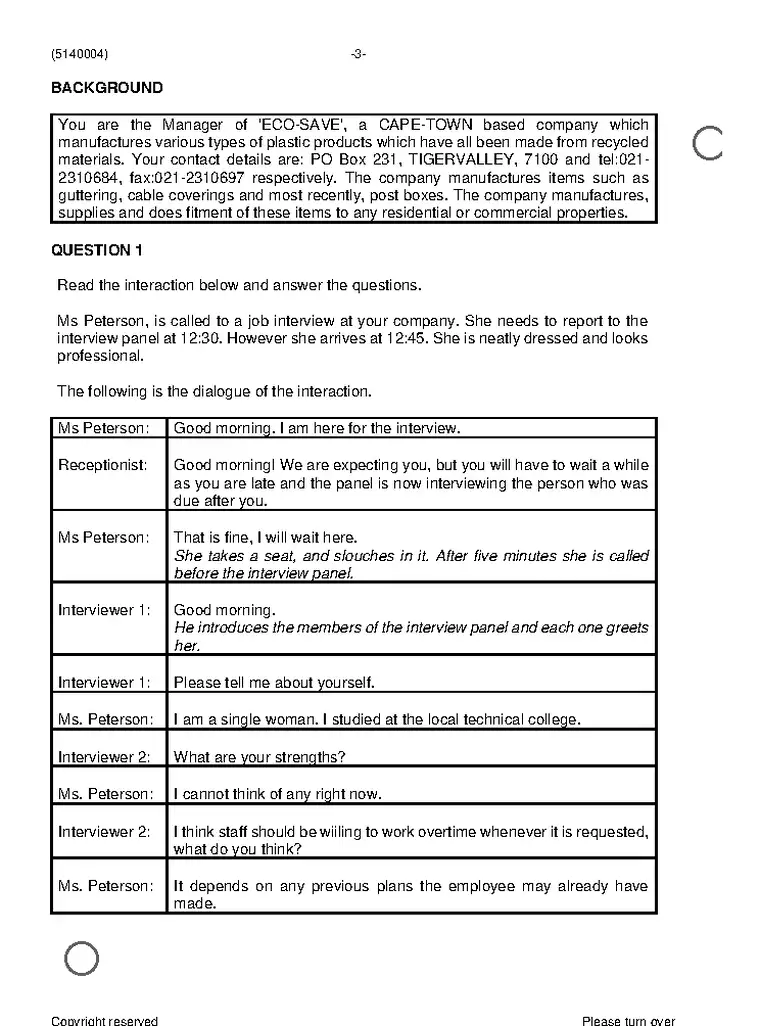 Communication N4 November 2022 question paper preview