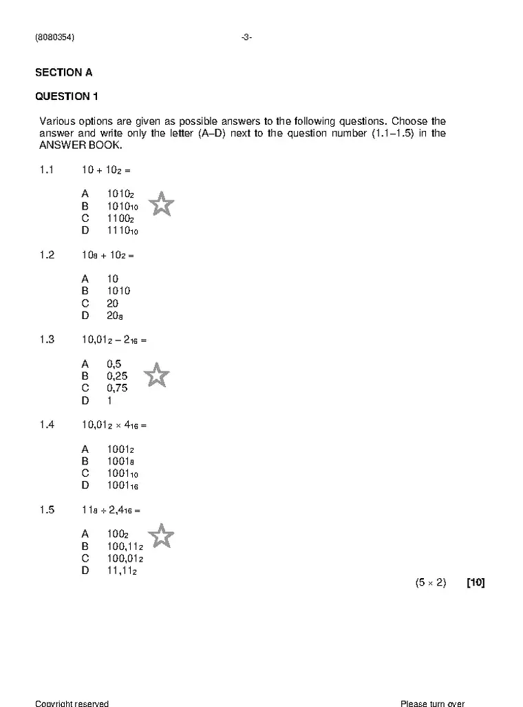 Digital Electronics N4 August 2021 question paper preview