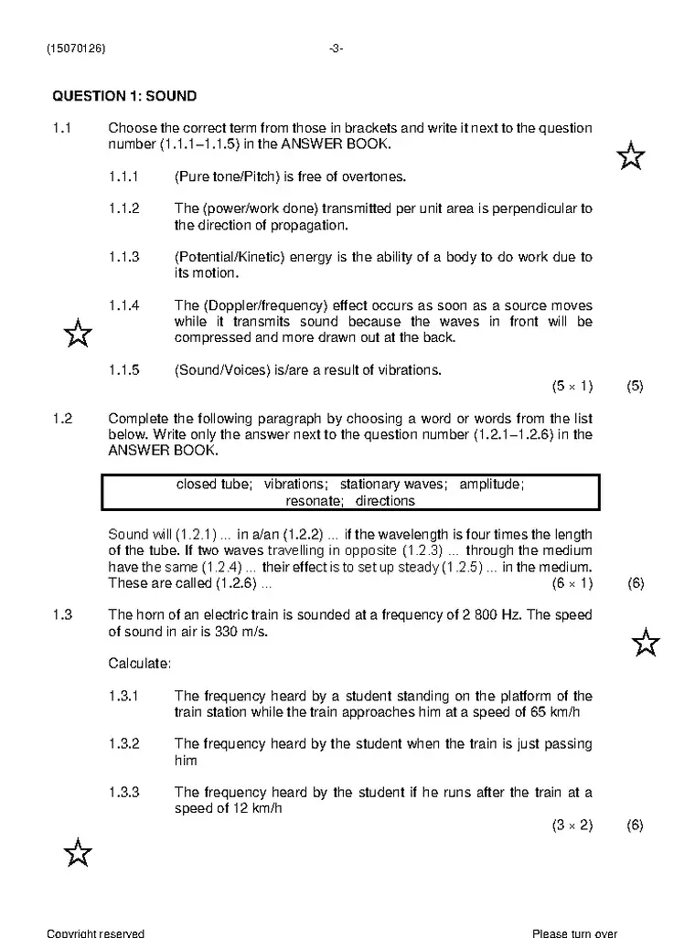 Engineering Physics N6 November 2023 question paper preview