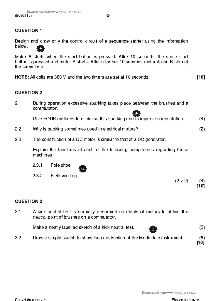 Fault Finding and Protective Devices N5 April 2021 question paper preview