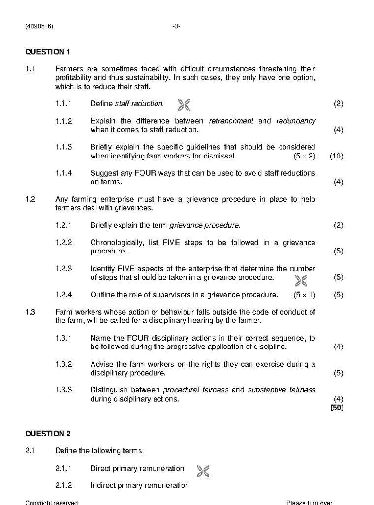 Human Resource Management N6 June 2021 question paper preview