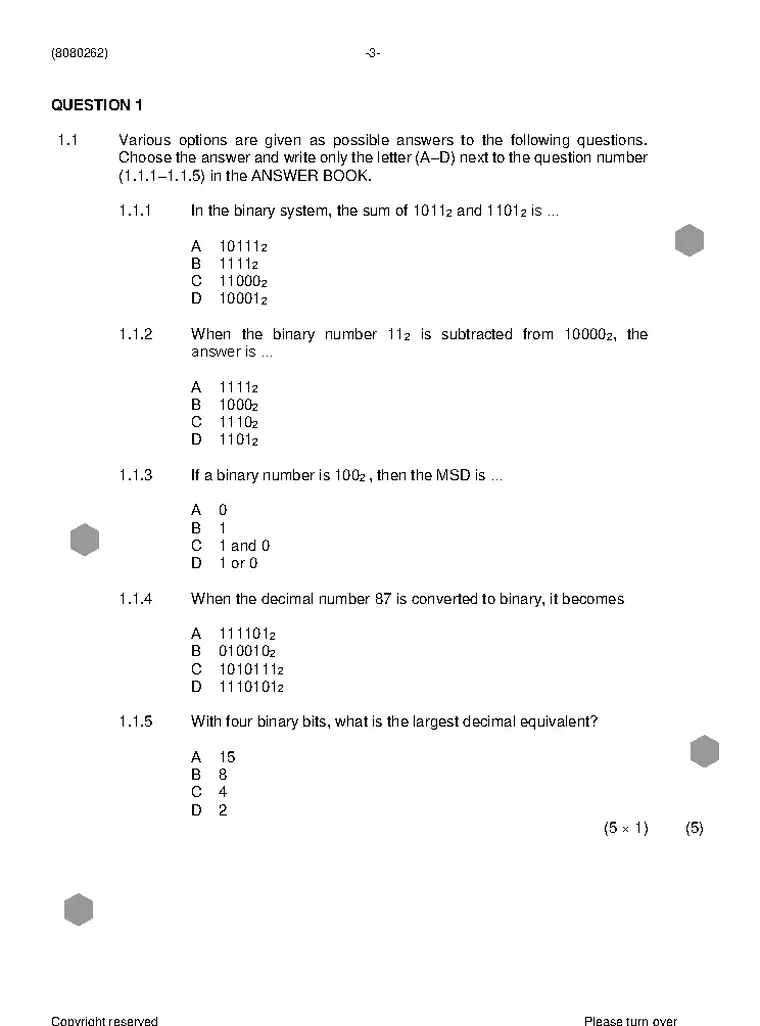 Logic Systems N2 November 2023 question paper preview