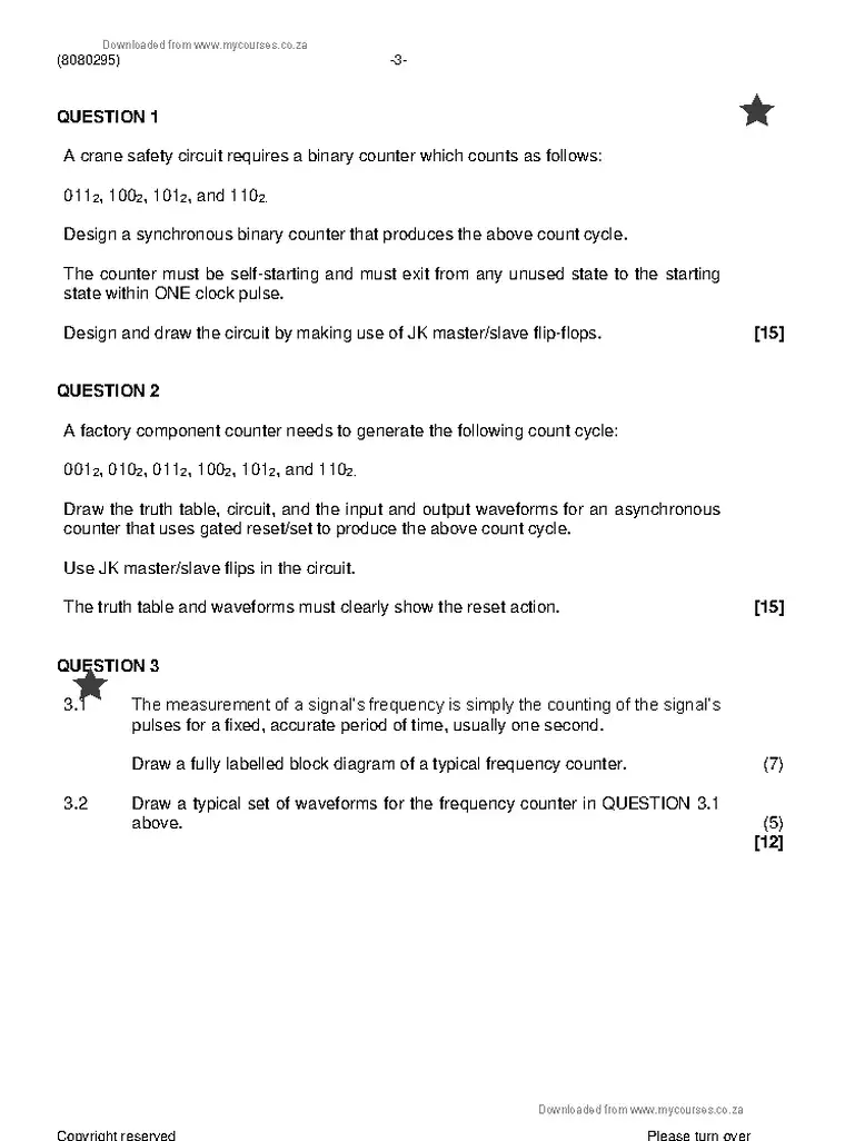 Logic Systems N5 November 2022 question paper preview