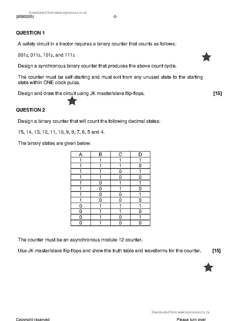 Logic Systems N5 December 2023 question paper preview