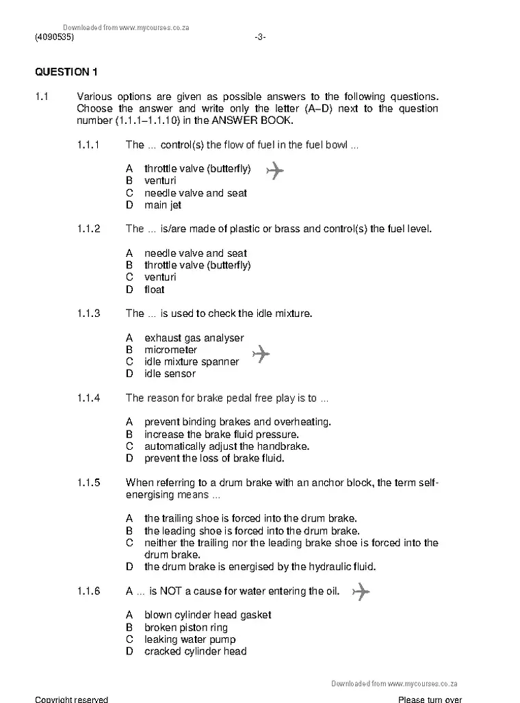 Maintenance Management N5 June 2021 question paper preview
