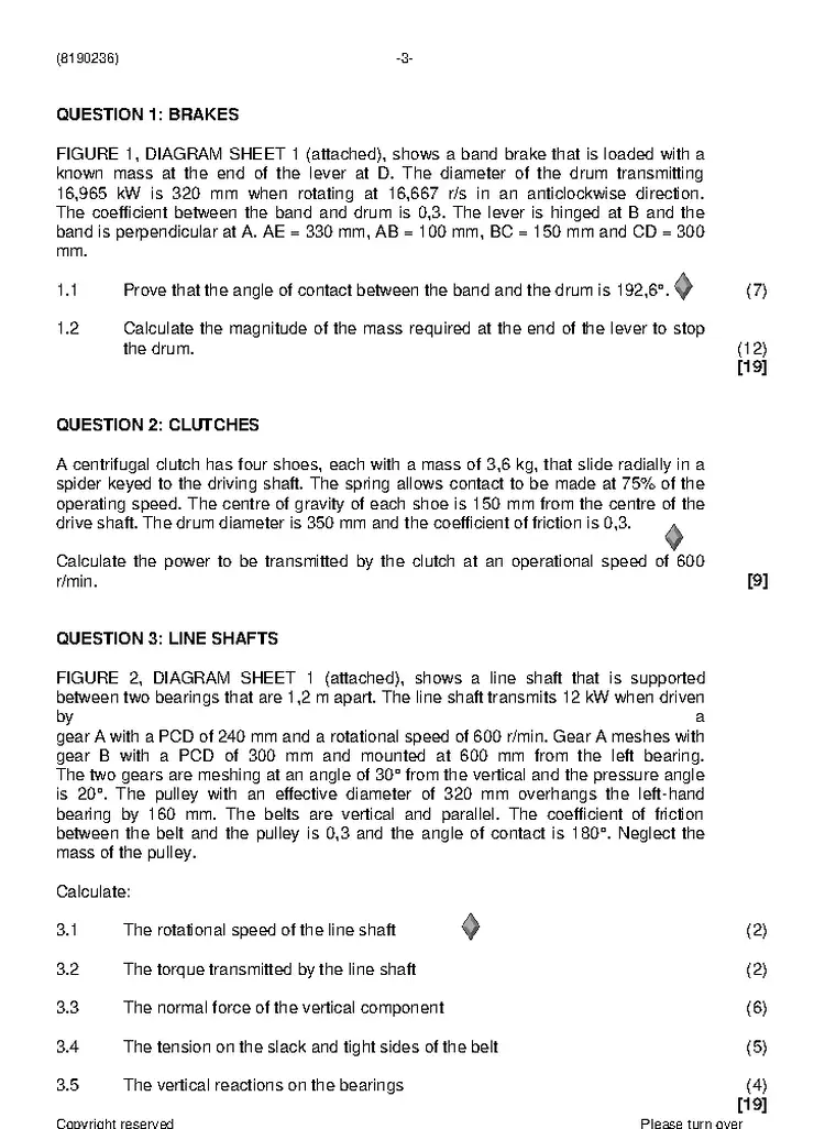 Mechanotechnics N6 April 2021 question paper preview