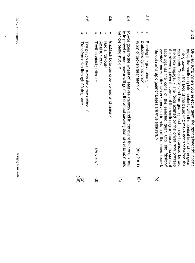Motor Trade Theory N2 March 2014 question paper preview