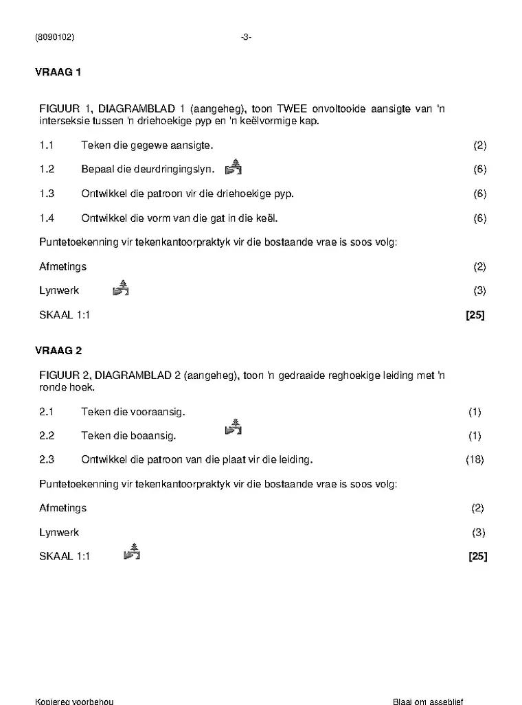 Plating and Structural Steel Drawing N2 April 2021 question paper preview