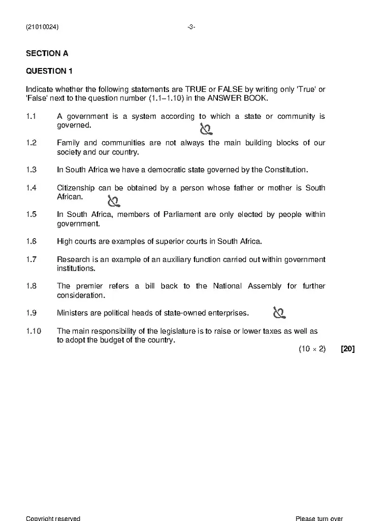 Public Administration N4 November 2020 question paper preview