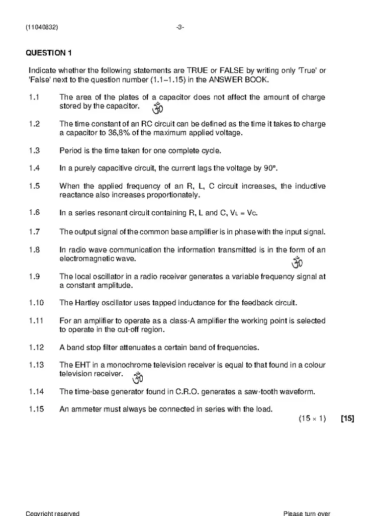 Radio and Television Theory N2 April 2021 question paper preview