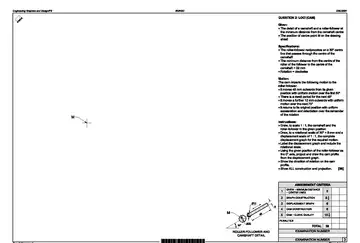 Engineering Graphics and Designs Grade 12 May/June 2021 Paper 2 question paper, first page of questions