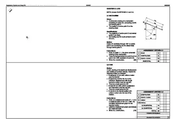 Engineering Graphics and Designs Grade 12 May/June 2022 Paper 2 question paper, first page of questions