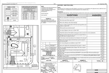 Engineering Graphics and Designs Grade 12 September Trial 2023 Paper 1 question paper, first page of questions