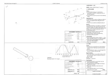 Engineering Graphics and Designs Grade 12 May/June 2025 Paper 2 question paper, first page of questions