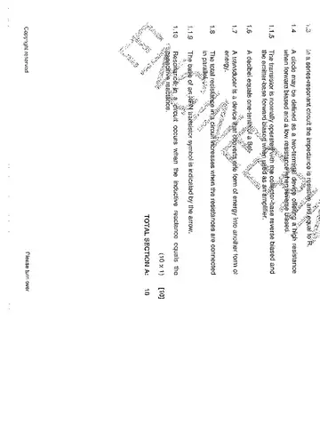 Industrial Electronics N2 April 2014: Electronics question paper, first page of questions
