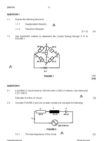 Industrial Electronics N4 April 2020: Electronics question paper, first page of questions