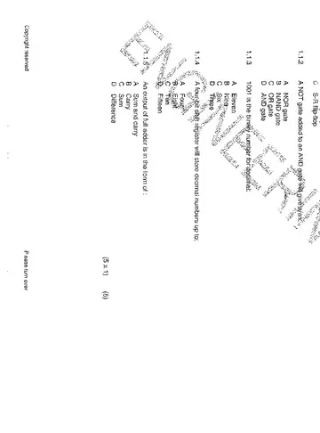 Logic Systems N2 August 2014 question paper, first page of questions
