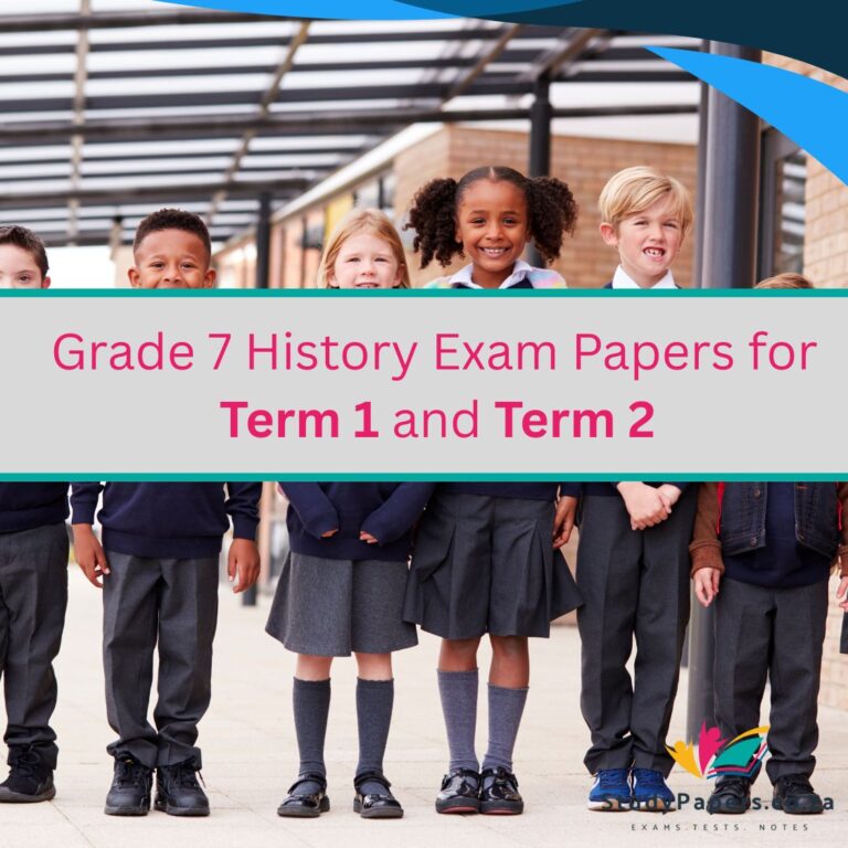 Grade 7 History Past Papers - Latest Papers