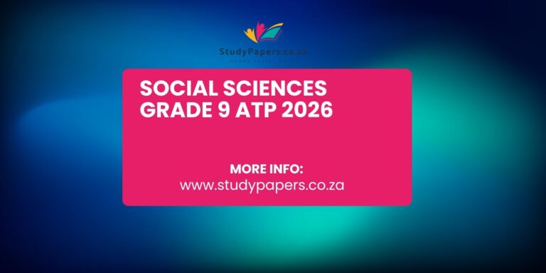Social Sciences Grade 9 ATP 2026 - StudyPapers.co.za